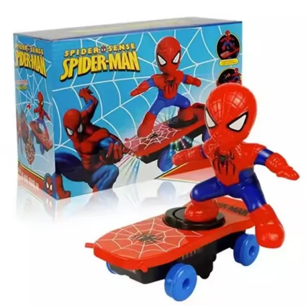Spider Man Stunt Scooter Toy | Electric RC Kick Scooter for Kids